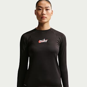 나이키 스윔 하이드로가드 여성 드라이 핏 UV 긴팔 탑