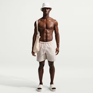 나이키 스윔 브레이커 남성 리플 텍스처 7인치 브리프 라인드 발리 쇼츠