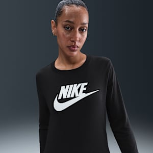 Nike Sportswear Club Essentials Women's Long-Sleeve Logo T-Shirt