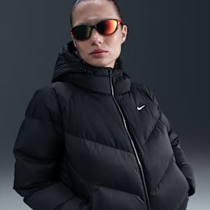 Nike Sportswear Windpuffer Chaqueta acolchada Storm-FIT de plumón holgada con capucha - Mujer