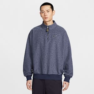 나이키 솔로 스우시 남성 플리스 쿼터집 탑