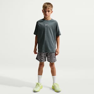 Shorts de entrenamiento Dri-FIT de tejido Woven para niño talla grande Nike Multi