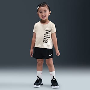 Nike Toddler Wild Flower T-Shirt and Mesh Shorts Set