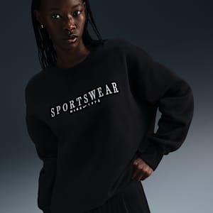 Sudadera oversized de cuello redondo para mujer Nike Sportswear Phoenix Fleece
