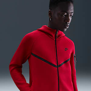Chamarra Windrunner de tejido Fleece de cierre completo para hombre Nike Tech