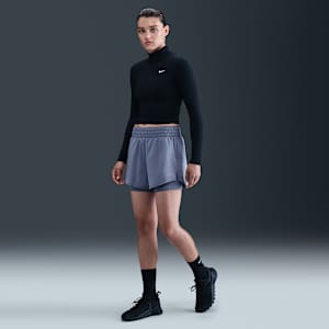 Nike One Women's Dri-FIT High-Waisted 3" 2-in-1 Shorts