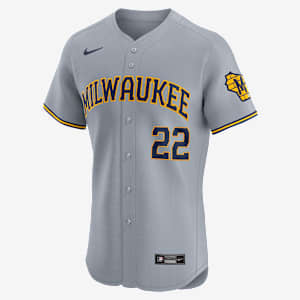 Christian Yelich Milwaukee Brewers Men's Nike Dri-FIT ADV MLB Elite Jersey