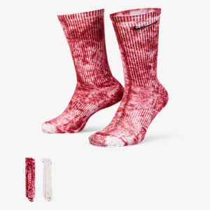 Nike Everyday Plus Cushioned Tie-Dye Crew Socks (2 Pairs)