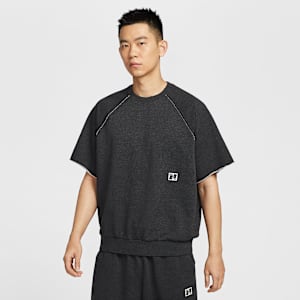 Nike Heritage Men's Dri-FIT Short-Sleeve Fleece Fitness Top