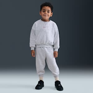 나이키 에센셜 베이비 투피스 플리스 크루 세트