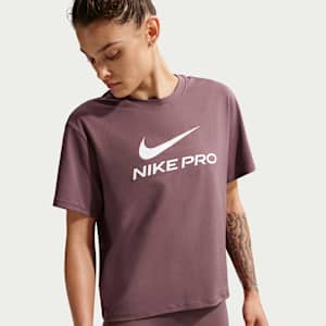 T-shirt ample Nike Pro pour femme