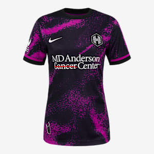Jersey Nike Dri-FIT de la NWSL tipo réplica para mujer Houston Dash visitante 2025 Stadium