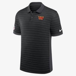 Polo Nike Dri-FIT de la NFL para hombre Washington Commanders Sideline Victory Stripe