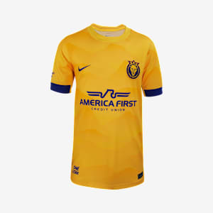 Jersey Nike Dri-FIT de la NWSL Replica Utah Royals FC local 2025 Stadium para niños talla grande