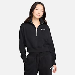 women's nike 3 quarter zip