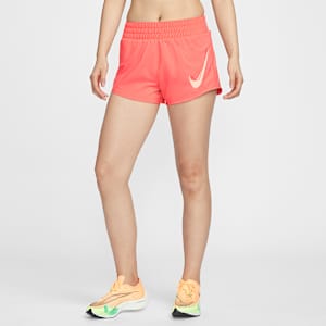 กางเกงวิ่งขาสั้นเอวปานกลางมีซับในผู้หญิง Dri-FIT Nike One