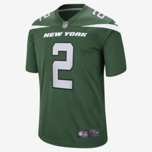 NFL New York Jets (Zach Wilson) Men's Game American Football Jersey