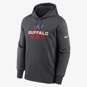 Sudadera con gorro sin cierre Nike Therma de la NFL para hombre Buffalo Bills Toss Sweep