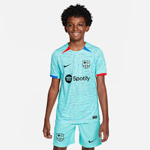 FC Barcelona 2023/24 Stadium Third Nike Dri-FIT Fußballtrikot für ältere Kinder