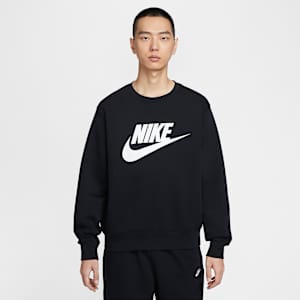 Nike Sportswear Club Men's Graphic Fleece Crew-Neck Sweatshirt