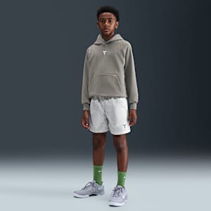 Shorts de básquetbol de tejido Woven ligeros para niños talla grande Kobe