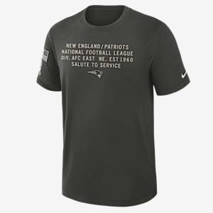 New England Patriots Salute to Service Slub Men's Nike Dri-FIT NFL T-Shirt