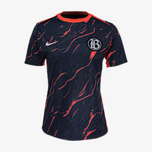 Playera de manga corta Nike de la NWSL para antes del partido para mujer Bay FC 2025