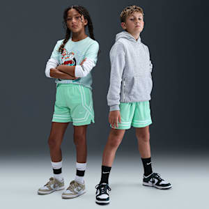 Shorts de básquetbol Dri-FIT de 13 cm para niños talla grande Nike Crossover