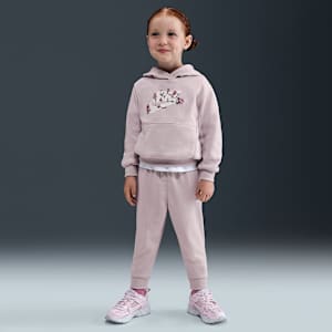 Conjunto de sudadera con gorro y joggers de French Terry para infantil Nike