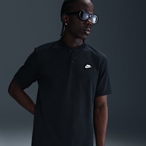Henley de manga corta para hombre Nike Club