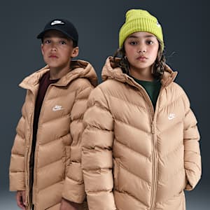 Nike Sportswear All Day Play Big Kids' Therma-FIT Loose-Fit Mid-Length Puffer Jacket