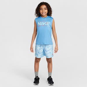 Nike Dri-FIT Little Kids' Rhythm Printed 2-Piece Shorts Set