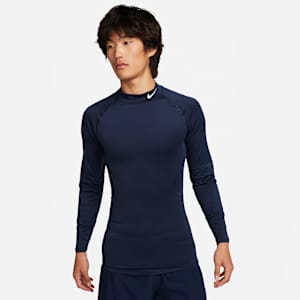 Nike Pro Men's Dri-FIT Fitness Mock-Neck Long-Sleeve Top