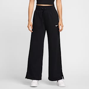 Pants de entrenamiento de French Terry de tiro alto y de pierna ancha para mujer Nike Sportswear Phoenix Fleece