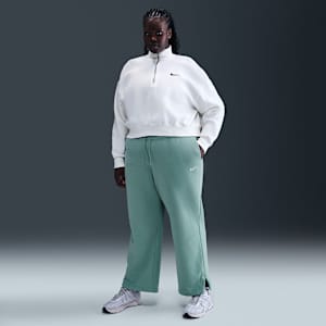 Nike Sportswear Phoenix Fleece Women's High-Waisted Trousers (Plus Size)