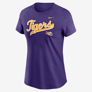 LSU Athletic Prep Arch Local Script Women's Nike College T-Shirt