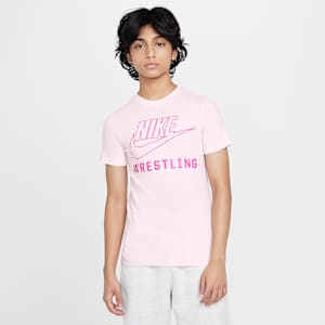 Playera de lucha para niños talla grande Nike Swoosh