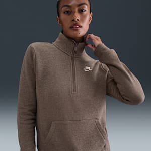 Sudadera de medio cierre para mujer Nike Sportswear Club Fleece