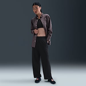 Nike Sportswear Women's Mid-Rise Loose Jacquard Striped Tracksuit Bottoms