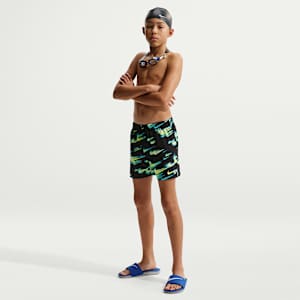 Short de volley avec sous-short intégré 10 cm Nike Swim Breaker pour ado (garçon)