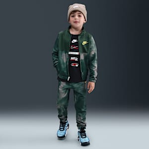 Nike Sportswear Dri-FIT Little Kids' Futura Storm Printed 2-Piece Propus Set