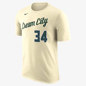 Playera Nike de la NBA para hombre Milwaukee Bucks Essentials City Edition