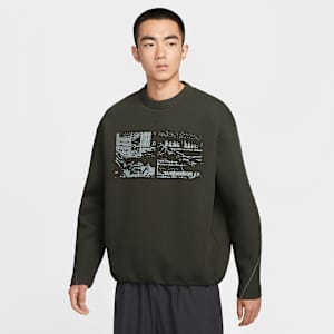 Nike Tech Men's Fleece Crew with Reflective Accents