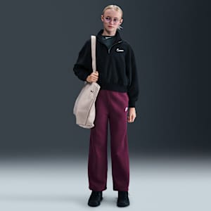 Pants de pierna ancha para niña Nike Sportswear Club Fleece