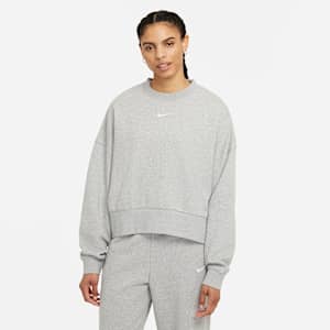 Γυναικείο φλις φούτερ crew σε φαρδιά γραμμή Nike Sportswear Collection Essentials