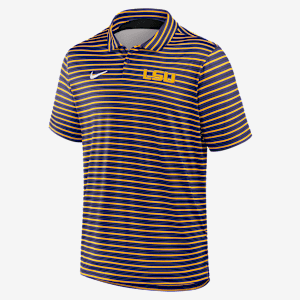 LSU Tour Stripe Men's Nike Dri-FIT College Polo