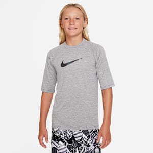 Nike Heather Big Kids' (Boys') Half Sleeve Hydroguard
