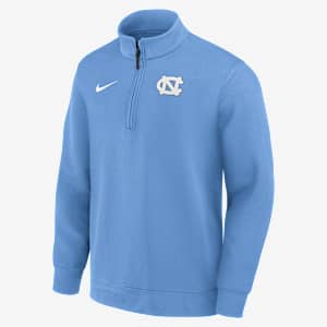 North Carolina Coaches Men's Jordan Brand Dri-FIT College Long-Sleeve 1/2-Zip Top