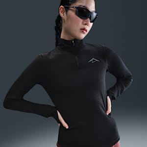 ナイキ トレイル ウィメンズ Dri-FIT 1/4ジップ ランニング ミッドレイヤー トップ