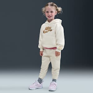 Nike 2-delige joggerset met bloemmotief voor peuters